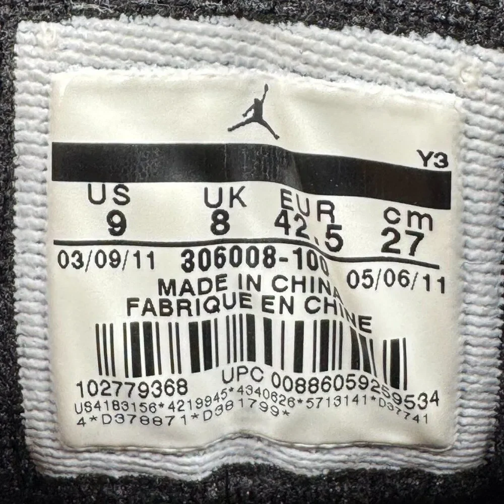 Air Jordan 11 Retro Low IE 'White Black'